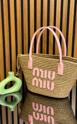 MIU MIU HASIR PEMBE ✨