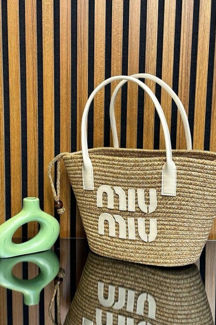 MIU MIU HASIR BEYAZ ✨