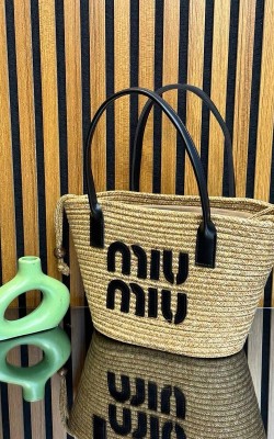 MIU MIU HASIR SİYAH ✨