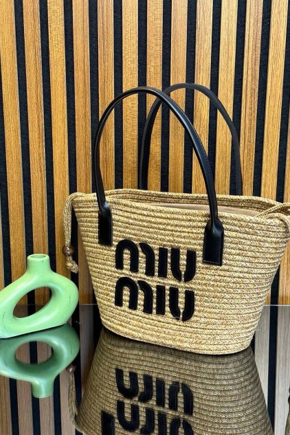 MIU MIU HASIR SİYAH ✨