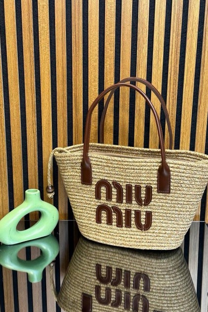 MIU MIU HASIR KAHVERENGİ ✨