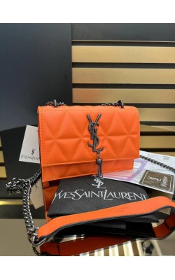 YSL DERİ PÜSKÜLLÜ TURUNCU ✨