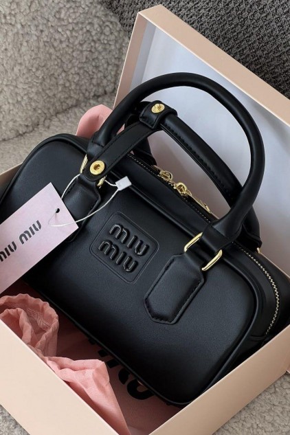 MIU MIU DERİ SİYAH (ORTA BOY) ✨