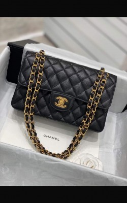 CHANEL DERİ DESENLİ SİYAH ✨