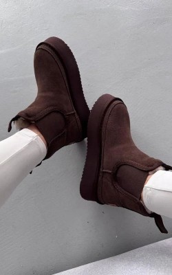 UGG CHELSEA ACI KAHVE✨ (ithal)