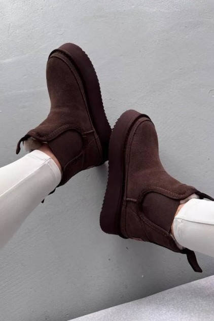 UGG CHELSEA ACI KAHVE✨ (ithal)