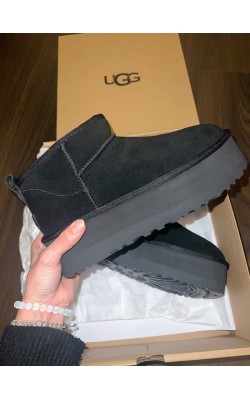 UGG PLATFOM SİYAH ✨ (ithal)