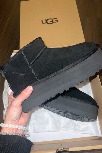UGG PLATFOM SİYAH ✨ (ithal)
