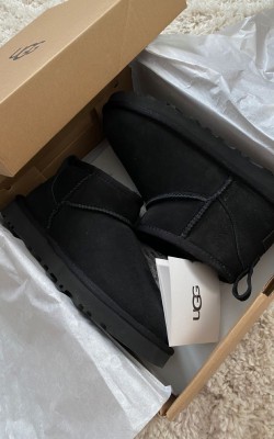 UGG MİNİ SİYAH ✨ (ithal)