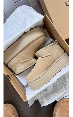UGG PLATFOM VİZON✨ (ithal)