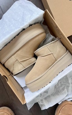 UGG PLATFOM VİZON✨ (ithal)