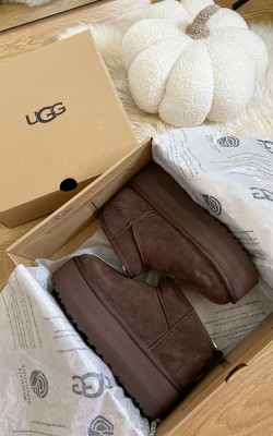 UGG PLATFOM ACI KAHVE ✨ (ithal)
