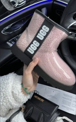 UGG CLEAR PEMBE✨ (ithal)
