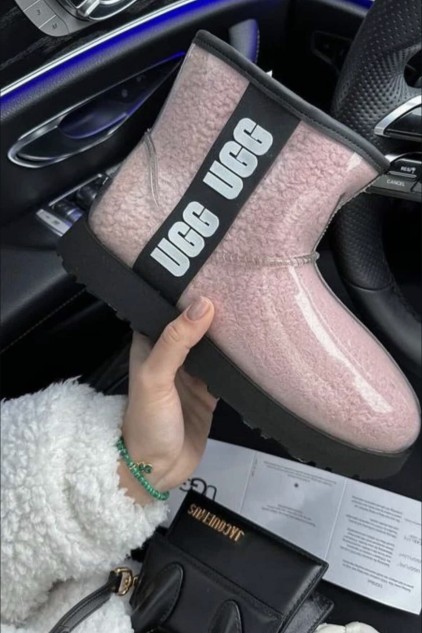 UGG CLEAR PEMBE✨ (ithal)