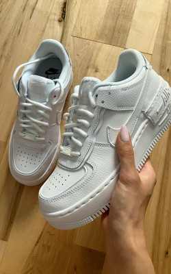 Nike Air Force 1 Shadow White ✨ (ithal)