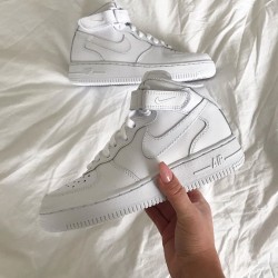 Nike Air Force 1 High White ✨ (ithal)