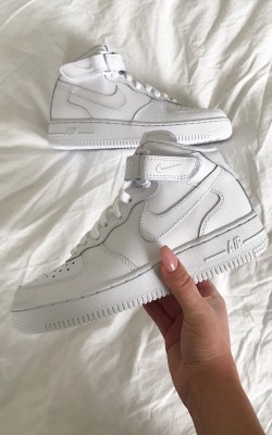 Nike Air Force 1 High White ✨ (ithal)