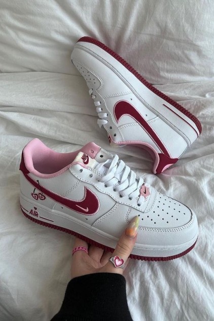Nike Air Force 1 Valentine's Day Beyaz ✨ (ithal)