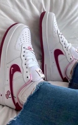 Nike Air Force 1 Valentine's Day Beyaz ✨ (ithal)