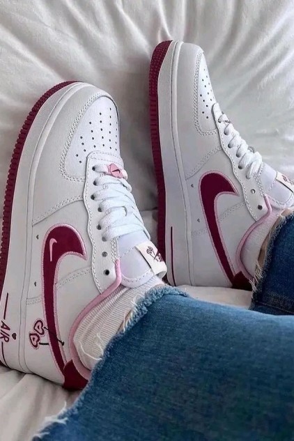 Nike Air Force 1 Valentine's Day Beyaz ✨ (ithal)