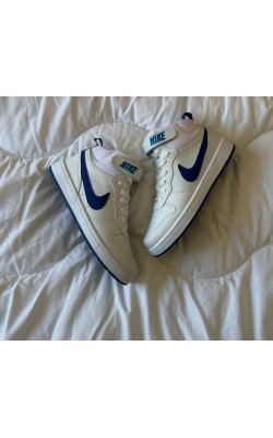 Nike Court Brough Mid Beyaz Lacivert✨ (ithal)