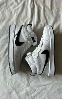 Nike Court Brough Mid Beyaz Siyah✨ (ithal)