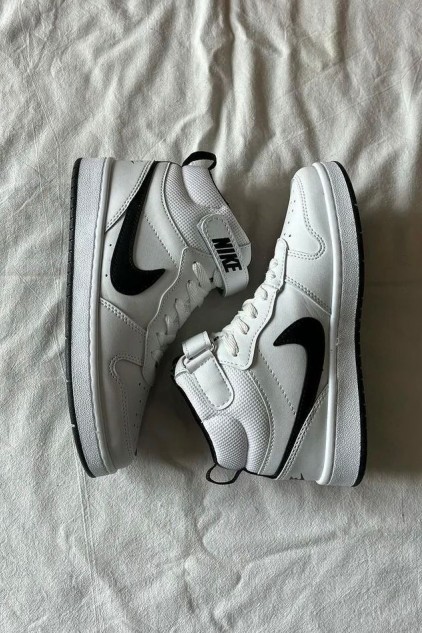 Nike Court Brough Mid Beyaz Siyah✨ (ithal)