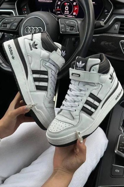 Adidas Forum Mid Beyaz Siyah✨ (ithal)