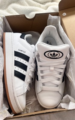 Adidas Campus Beyaz Siyah✨ (ithal)