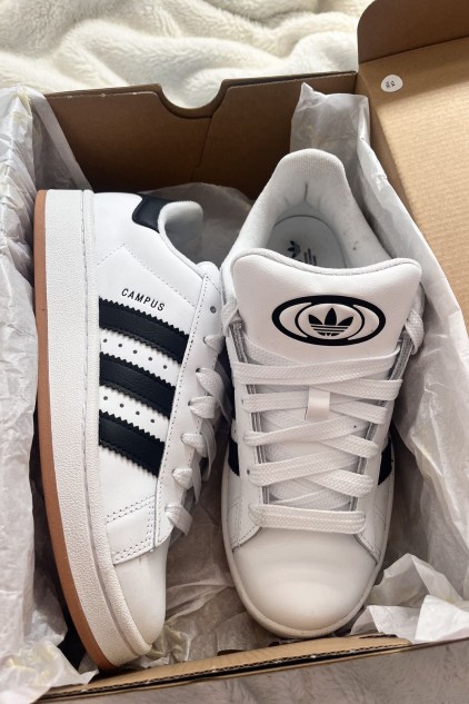 Adidas Campus Beyaz Siyah✨ (ithal)