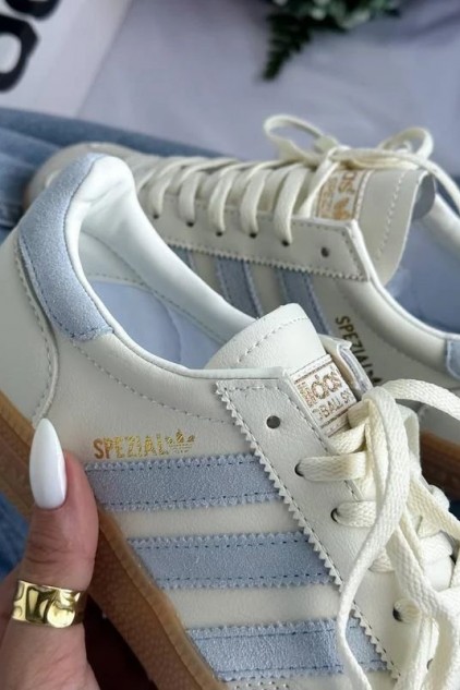 ADİDAS SPEZIAL BEYAZ MAVİ ✨ (ithal)