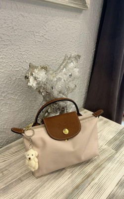 LONGCHAMP MİNİ BEJ✨