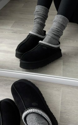 UGG TAZZ SİYAH ✨ (ithal)