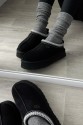 UGG TAZZ SİYAH ✨ (ithal)